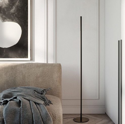 Floor Lamp Living Room Toolight LED APP1415-F Black