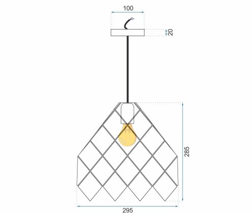 Lamp APP339-1CP GREEN