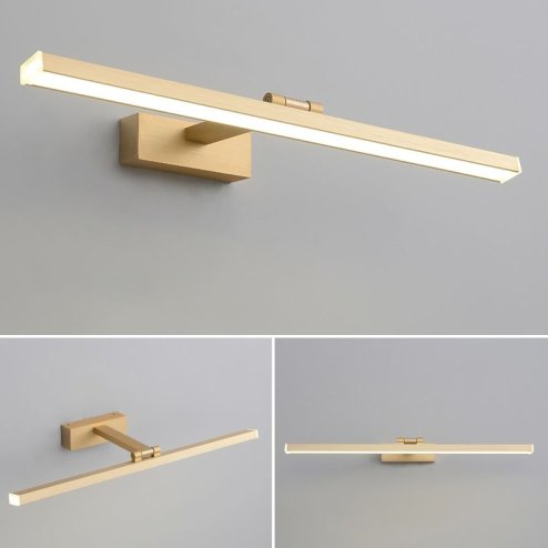 Bathroom Wall LED Light TOOLIGHT APP835-1W LINE 80cm Gold 12W