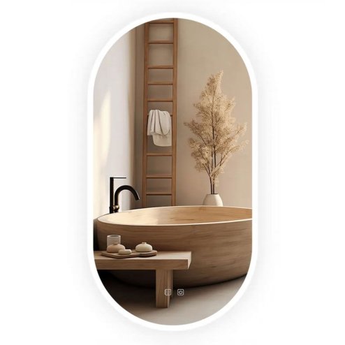 Mirror LED EGj 50x90 cm