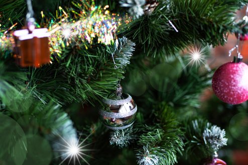 Christmas balls Lilac/Rose 208 pcs