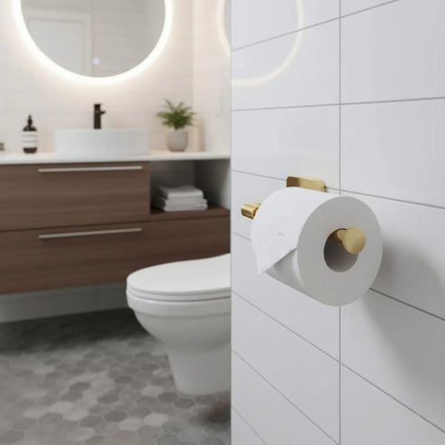 TOILET PAPER HOLDER REA 5909 NICO GOLD