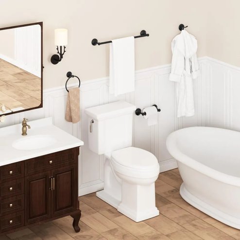 Toilet paper holder 332869A BLACK
