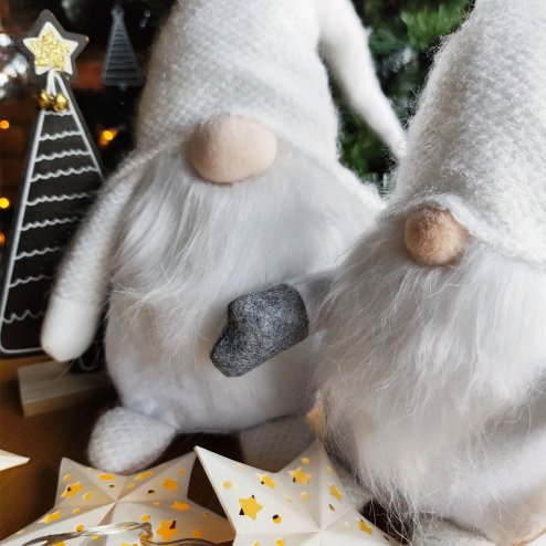 Christmas Gnome YX068 50cm White