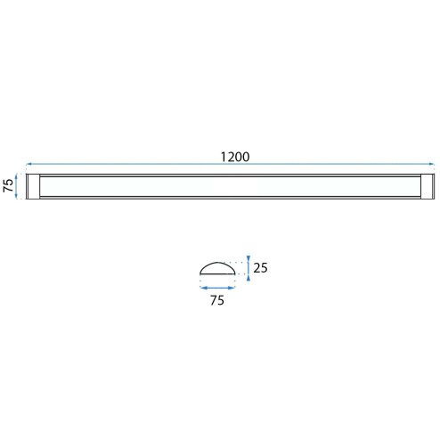 Panel LED 120cm WHITE 35W