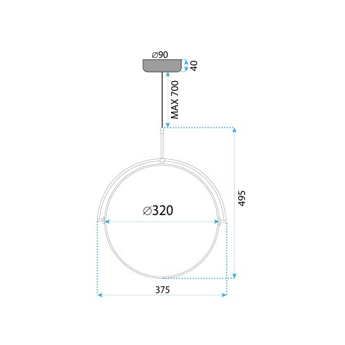 Ceiling lamp APP1426-C 35cm
