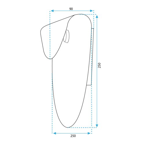 Wall lamp APP1428-W WHITE