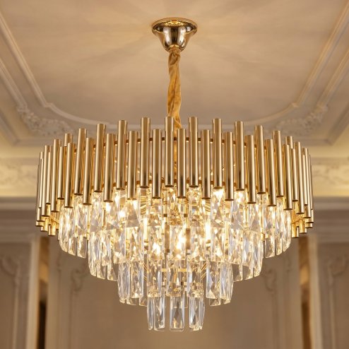 Ceiling Lamp Chandelier Toolight Swe103-Cp Gold