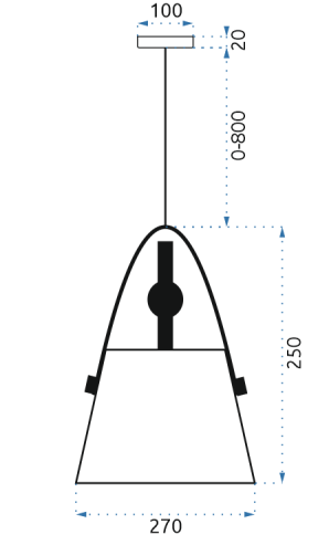 Lamp BUFFO Cappuccino