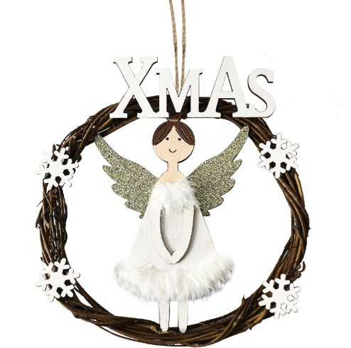 Round Christmas decoration 16 cm KL-21X15