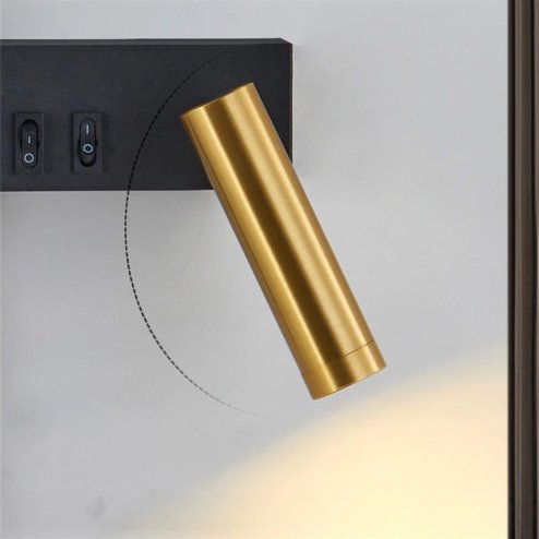 WALL LAMP APP1439-W RIGHT BLACK GOLD