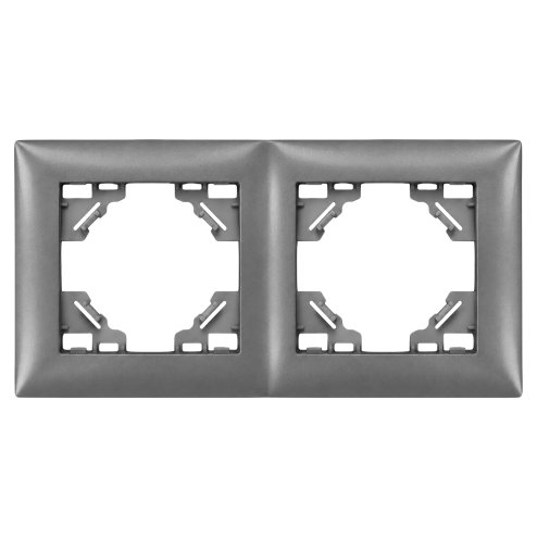 Toolight Double Socket Frame Oste Jnh014-2f Grey