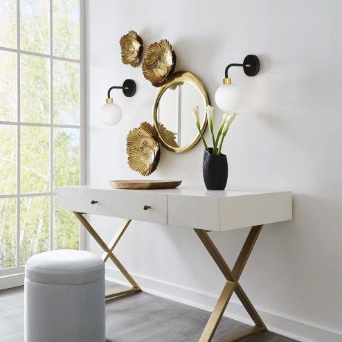 Wall lamp APP1301-1W Black Gold