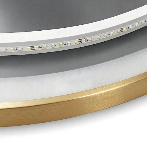 Bathroom LED Mirror REA MMJ 80cm Brushed Rose Gold