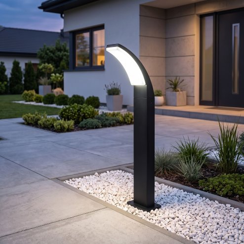 Toolight Standing Led Garden Lamp Jnh033-g Black