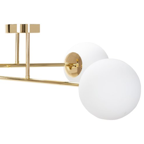 Ceiling Lamp Chandelier TOOLIGHT APP1248-4Cp Gold Metal Glass E27 4-light points