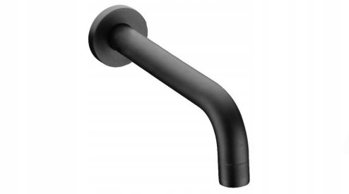 Concealed Shower Set with shower spout REA Lungo Black + Box