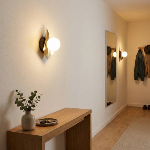 Wall lamp APP1411-W BLACK GOLD