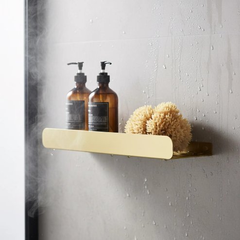 BATHROOM SHELF REA SF03-450-BG BRUSH GOLD