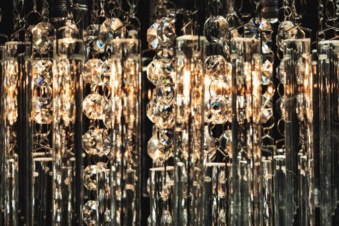 Ceiling Lamp Chandelier TOOLIGHT APP787-3C Cristal Round 3-light points G9 25x25x35Cm