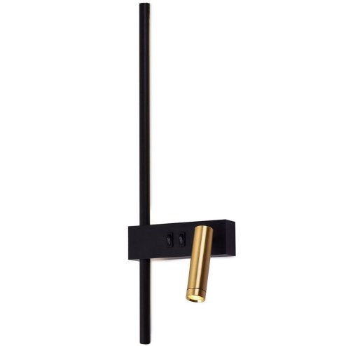 WALL LAMP APP1439-W RIGHT BLACK GOLD