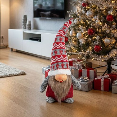 Christmas Gnome YX068 50cm White
