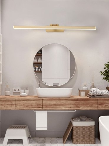 Bathroom Wall LED Light TOOLIGHT APP835-1W LINE 80cm Gold 12W