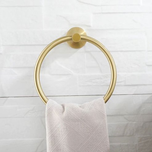Bathroom hanger 332915B MIST 05 BRUSH GOLD