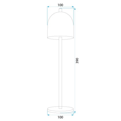 Bedside lamp APP1359-T brown