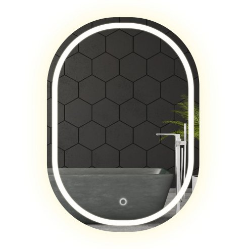 Bathroom LED Mirror REA P10408 80x60cm