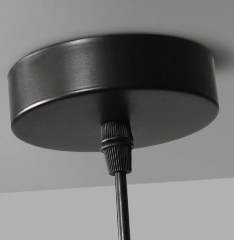 Pendant Lamp TOOLIGHT APP1027-1CP Black Round 1-light point E27 25x25x45-100cm