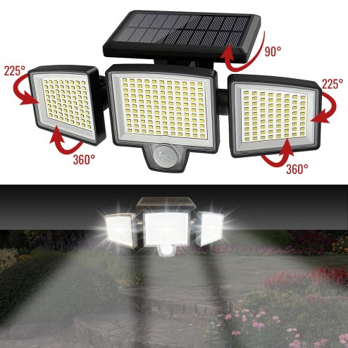 Solar LED lamp Garden TUTUMI P60262 Motion sensor
