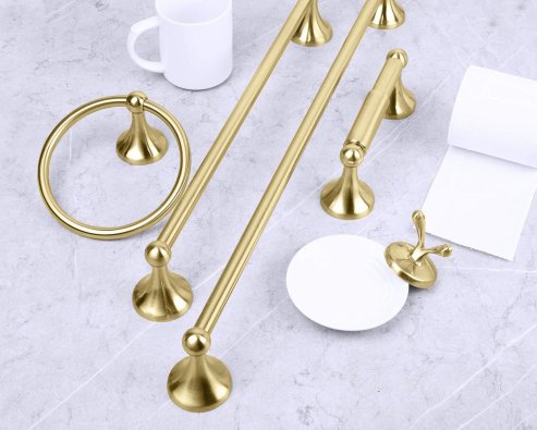 Bathroom hanger Brush Gold 332867