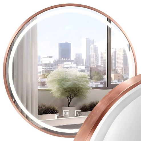 Mirror LED 70cm MMJ BRUSH COPPER