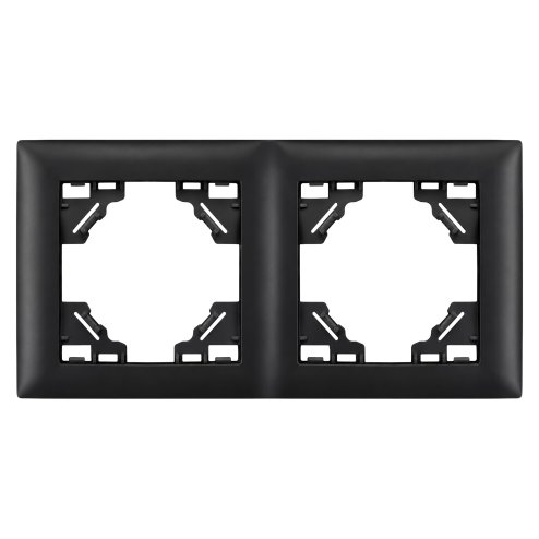 Toolight Double Socket Frame Oste Jnh014-2f Black