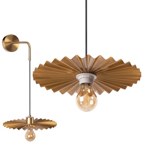 Wall lamp APP1356-1W OLD GOLD 30 cm