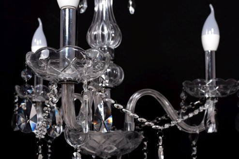 Chandelier Toolight 300752 Crystal Chrome 3-light points E14 60x60x58cm