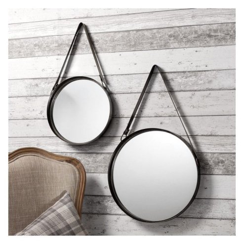 Mirror with Strap REA CFZL-MR065 65cm Black