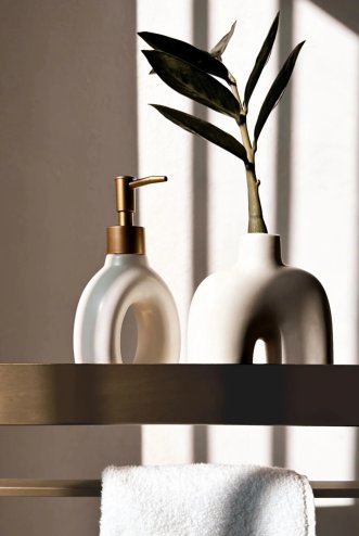 Bathroom Shelf Sf01 45Cm Brushed Gold