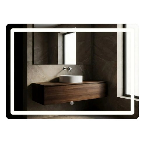 Bathroom LED Mirror REA P10407 80x60cm