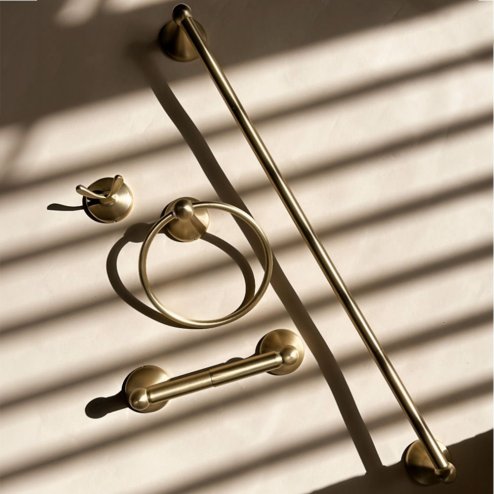 Bathroom hanger Brush Gold 332870