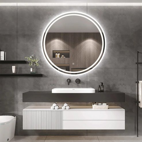 Mirror LED 80cm BAS 2x78,5x78,5cm