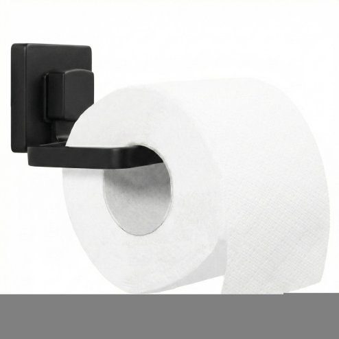 Toilet paper holder REA without drilling Black 381698