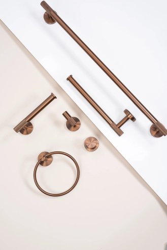 TOILET PAPER HOLDER REA 6611 MODERN BRUSH COPPER