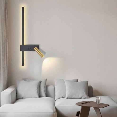 Wall lamp APP1439-W BLACK GOLD
