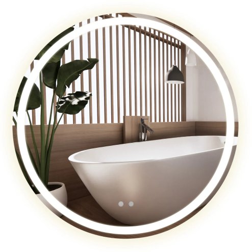 Mirror LED 70cm BAS 2x68,5x68,5cm