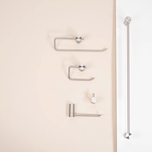 TOILET PAPER HOLDER REA 9711 PRISM BRUSH NICKEL