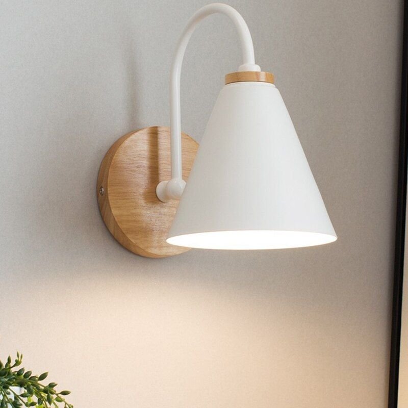 Wall Light Toolight APP933-1W E27 white / brown