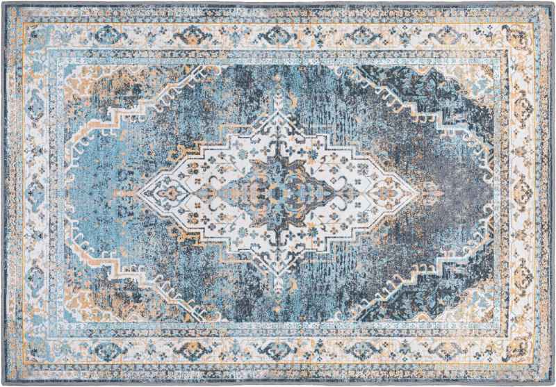 PLUSH DESIGN 2 1.60*2.30 BLUE