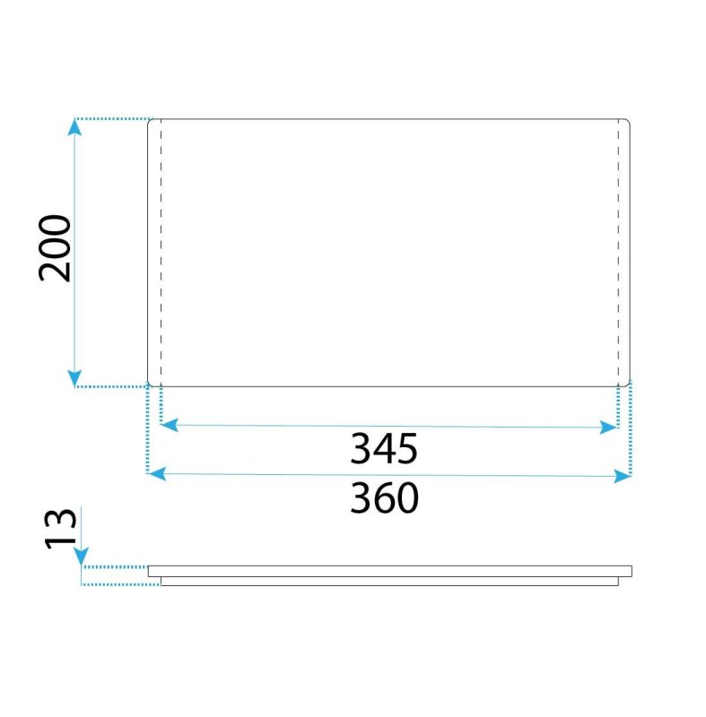 Kitchen Sink Cutting Board Rea P14489 Brown
